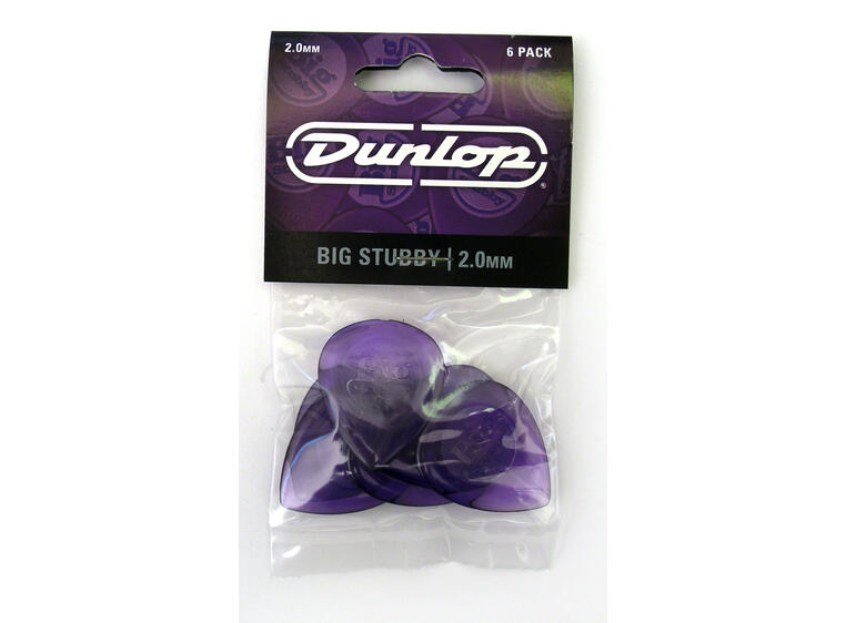Dunlop 475P2.0 Big Stubby 2.0 Plekter 6-pakning